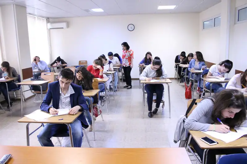 Exam nerves help in Wallsend, Newcastle Students sitting a written exam, illustrating help with exam nerves in Wallsend, Newcastle upon Tyne
